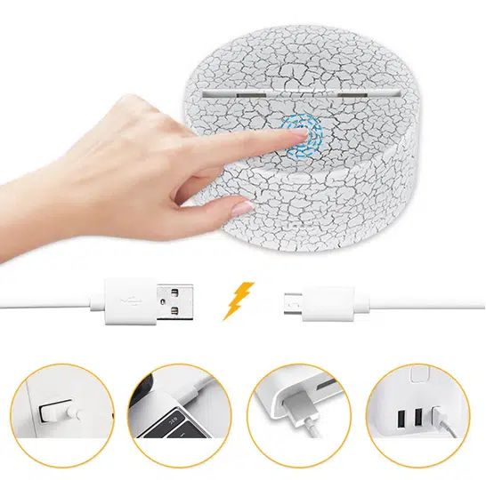 Διακοσμητικό Τρισδιάστατο 3D LED Φωτιστικό Pikachu - Pokemon Διακοσμητικό Τρισδιάστατο 3D LED Φωτιστικό Pikachu - Pokemon