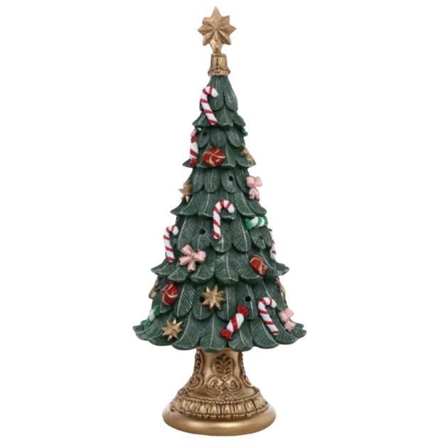 Διακοσμητικό Χριστουγεννιάτικο Δεντράκι με Φως και Μουσική - 32 x 13 cm Διακοσμητικό Χριστουγεννιάτικο Δεντράκι με Φως και Μουσική - 32 x 13 cm