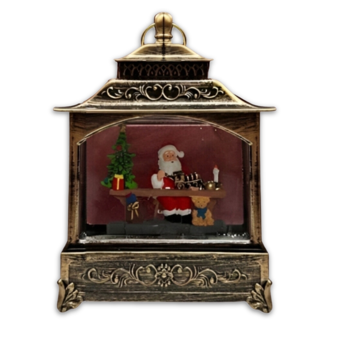 Διακοσμητικό Χριστουγεννιάτικο Φαναράκι με τον Άγιο Βασίλη - Με Φωτισμό & Μουσική Διακοσμητικό Χριστουγεννιάτικο Φαναράκι με τον Άγιο Βασίλη - Με Φωτισμό & Μουσική