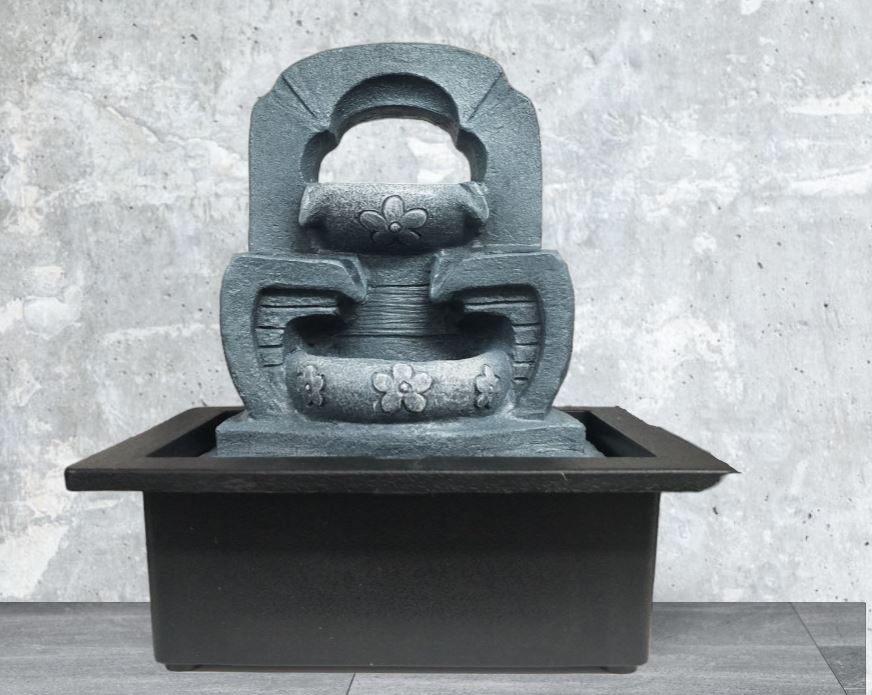 Διακοσμητικός Καταρράκτης Συντριβάνι Feng Shui με Φωτισμό LED & Κρυστάλλινη Σφαίρα 26x23x18 εκ Διακοσμητικός Καταρράκτης Συντριβάνι Feng Shui με Φωτισμό LED & Κρυστάλλινη Σφαίρα 26x23x18 εκ