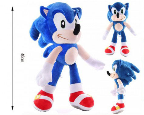 Διακοσμητικός Λούτρινoς SONIC 40cm Πολύχρωμος Διακοσμητικός Λούτρινoς SONIC 40cm Πολύχρωμος