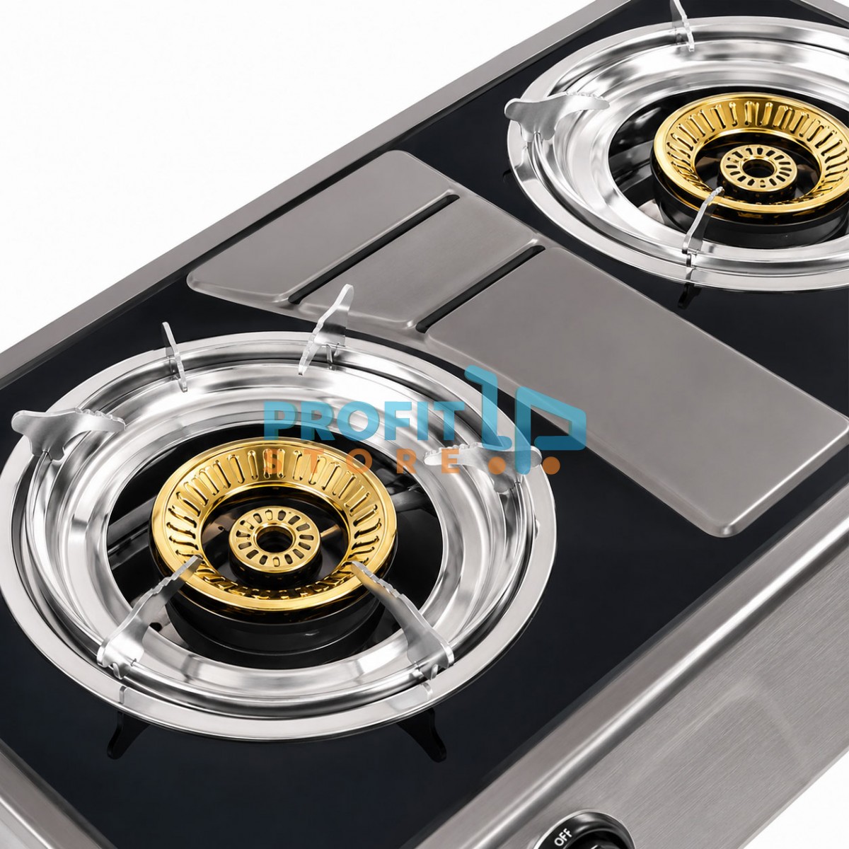 Διπλή Επιτραπέζια Εστία Υγραερίου Inox Winning Star 2500W Διπλή Επιτραπέζια Εστία Υγραερίου Inox Winning Star 2500W
