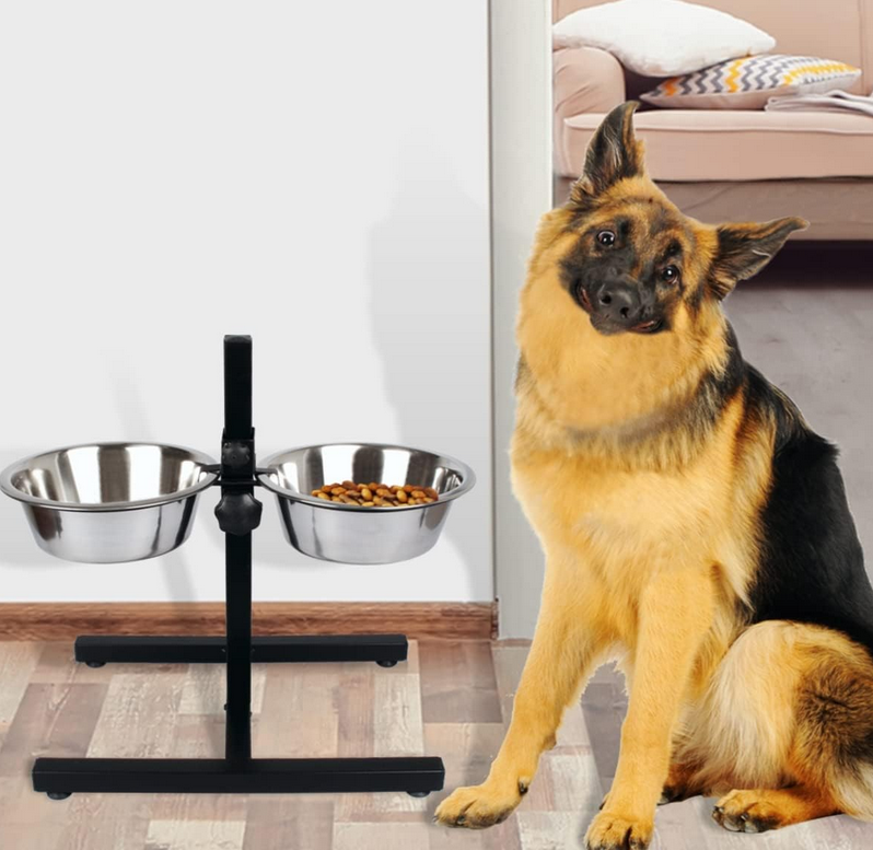 Διπλή Βάση - Ταΐστρα Πτυσσόμενη με Μεταλλικά Ανοξείδωτα Μπολ Φαγητού και Νερού για Κατοικίδια 2Χ28cm Διπλή Βάση - Ταΐστρα Πτυσσόμενη με Μεταλλικά Ανοξείδωτα Μπολ Φαγητού και Νερού για Κατοικίδια 2Χ28cm