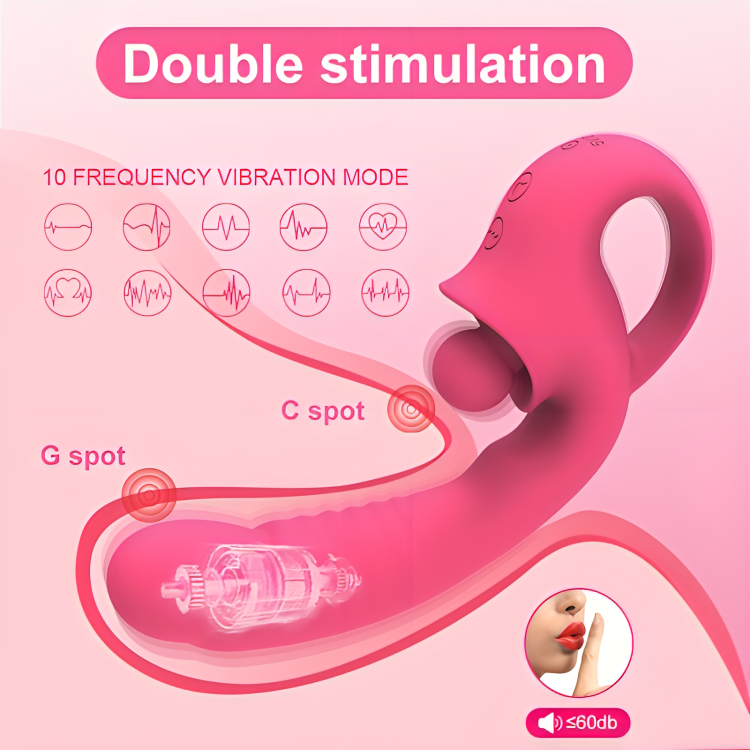 Διπλός Δονητής για Κολπική & Κλειτοριδική Διέγερση με Δονούμενη Μπάλα - 10 Προγράμματα Δόνησης - Επαναφορτιζόμενος με USB Διπλός Δονητής για Κολπική & Κλειτοριδική Διέγερση με Δονούμενη Μπάλα - 10 Προγράμματα Δόνησης - Επαναφορτιζόμενος με USB