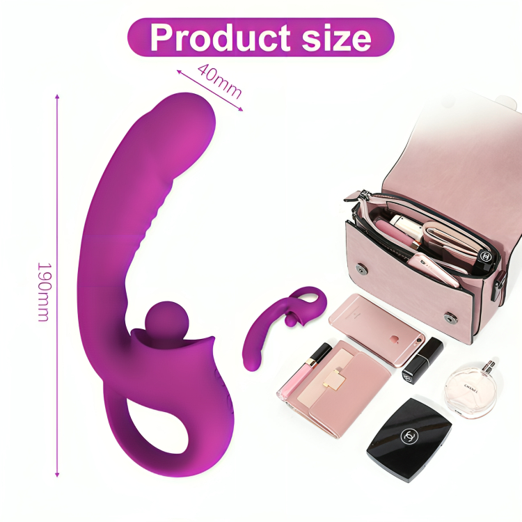 Διπλός Δονητής για Κολπική & Κλειτοριδική Διέγερση με Δονούμενη Μπάλα - 10 Προγράμματα Δόνησης - Επαναφορτιζόμενος με USB Διπλός Δονητής για Κολπική & Κλειτοριδική Διέγερση με Δονούμενη Μπάλα - 10 Προγράμματα Δόνησης - Επαναφορτιζόμενος με USB