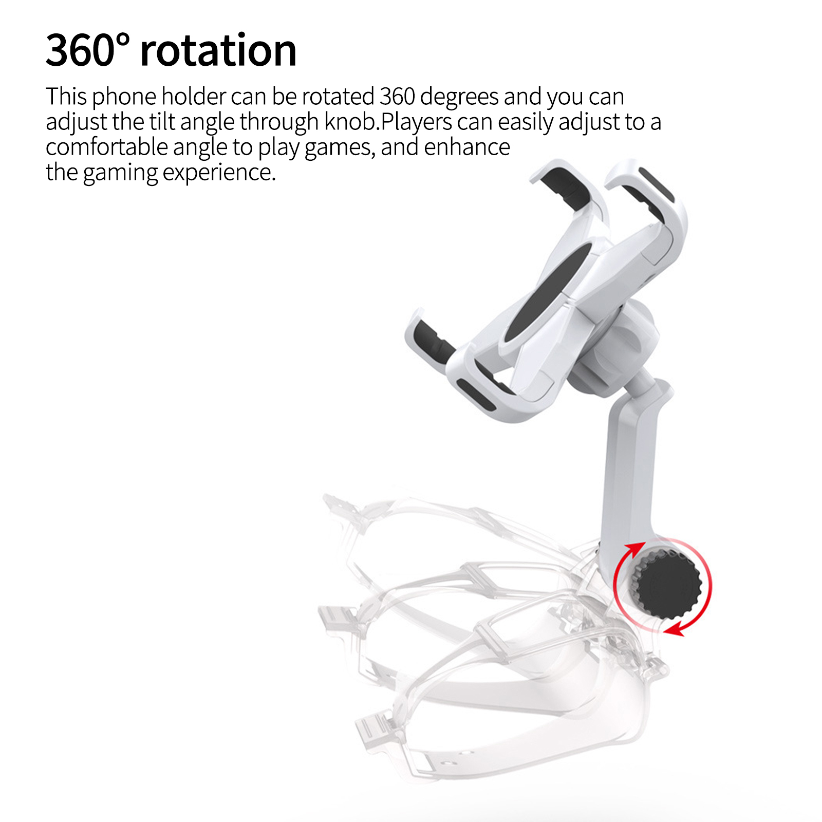 Dobe Βάση Στήριξης Κινητού Clamp Bracket για PS5 Χειριστήριο Λευκό Dobe Βάση Στήριξης Κινητού Clamp Bracket για PS5 Χειριστήριο Λευκό