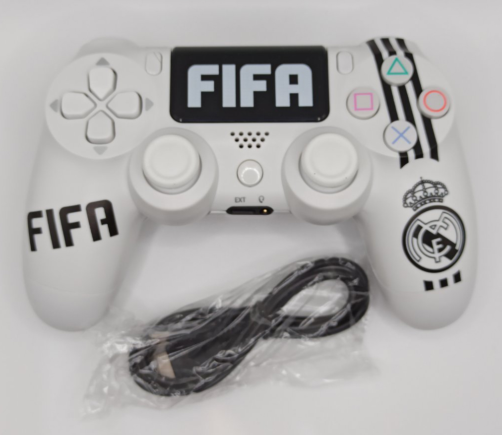 Doubleshock FIFA MADRID Ασύρματο Gamepad Χειριστήριο Παιχνιδιών για PS4, PS TV, PS Now με Φωτιζόμενη Μπάρα USB Doubleshock FIFA MADRID Ασύρματο Gamepad Χειριστήριο Παιχνιδιών για PS4, PS TV, PS Now με Φωτιζόμενη Μπάρα USB