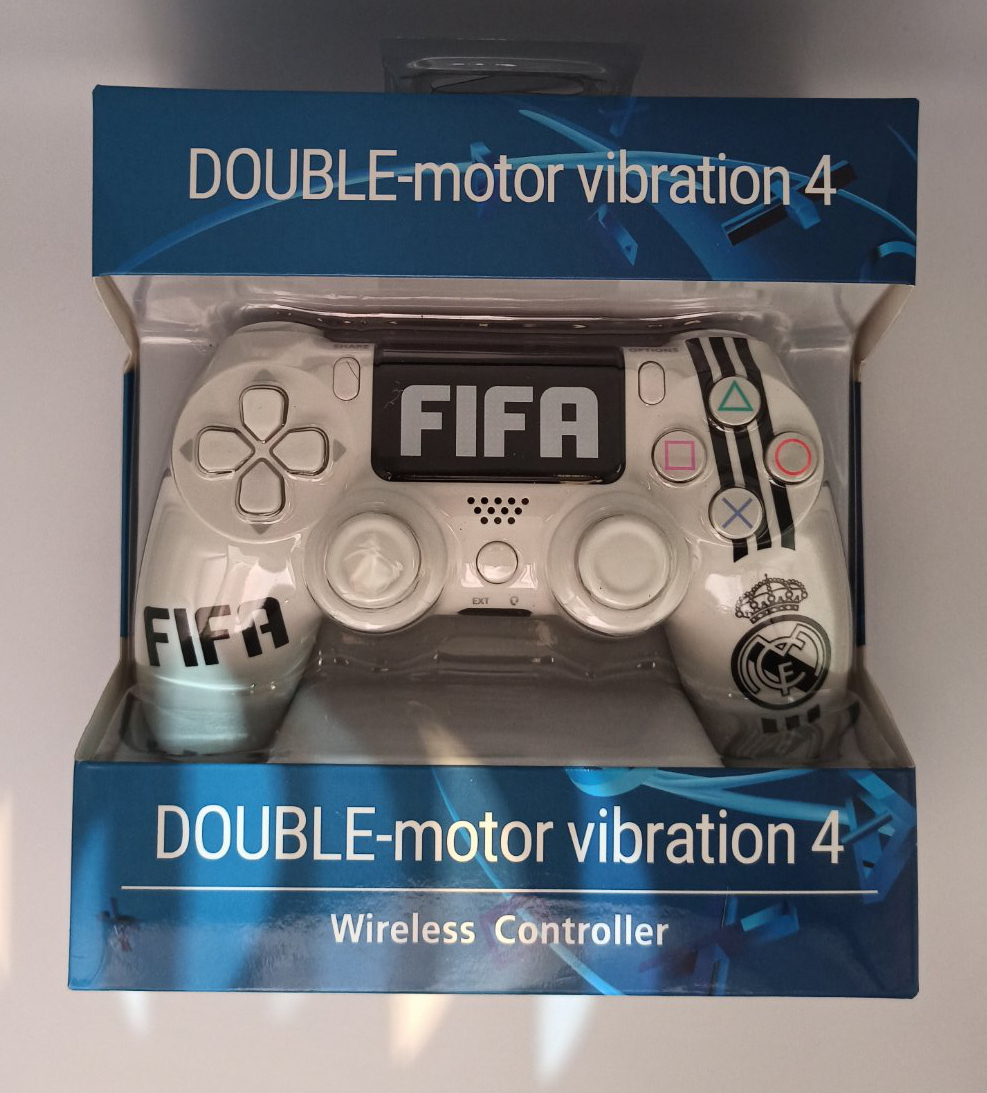 Doubleshock FIFA MADRID Ασύρματο Gamepad Χειριστήριο Παιχνιδιών για PS4, PS TV, PS Now με Φωτιζόμενη Μπάρα USB Doubleshock FIFA MADRID Ασύρματο Gamepad Χειριστήριο Παιχνιδιών για PS4, PS TV, PS Now με Φωτιζόμενη Μπάρα USB