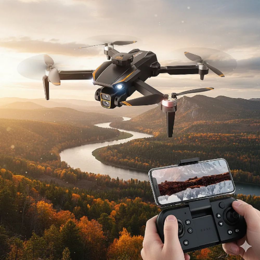 Drone 8K με Κάμερα και Brushless Μοτέρ – Αναδιπλούμενο Drone με LED Drone 8K με Κάμερα και Brushless Μοτέρ – Αναδιπλούμενο Drone με LED