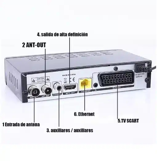 DVB-T2 Τηλεοπτικός Αποκωδικοποιητής με HDMI, USB, Dolby & Υποστήριξη 4K – Με Τηλεχειριστήριο & YouTube DVB-T2 Τηλεοπτικός Αποκωδικοποιητής με HDMI, USB, Dolby & Υποστήριξη 4K – Με Τηλεχειριστήριο & YouTube