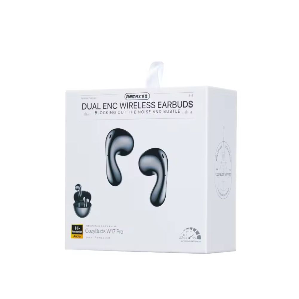 Remax W17 Pro Earbud Bluetooth Handsfree Ακουστικά με Θήκη Φόρτισης Γκρι Remax W17 Pro Earbud Bluetooth Handsfree Ακουστικά με Θήκη Φόρτισης Γκρι