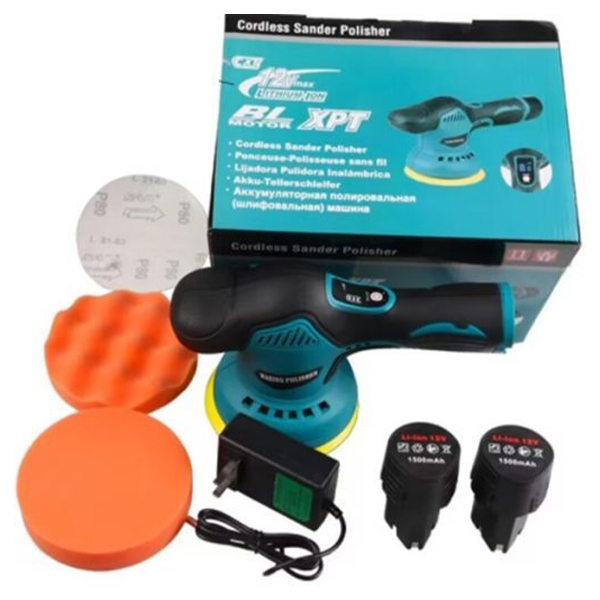 Έκκεντρος Αλοιφαδόρος Xωρίς Kαρβουνάκια με Ρύθμιση Στροφών και Κινητήρα Brushless Έκκεντρος Αλοιφαδόρος Xωρίς Kαρβουνάκια με Ρύθμιση Στροφών και Κινητήρα Brushless