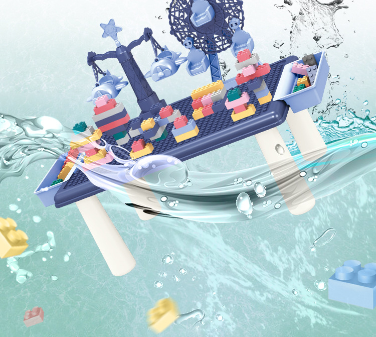 Εκπαιδευτικό Επιτραπέζιο Παιχνίδι Κατασκευής Λούνα Παρκ με Τουβλάκια 69τεμ & Τραπεζάκι Εκπαιδευτικό Επιτραπέζιο Παιχνίδι Κατασκευής Λούνα Παρκ με Τουβλάκια 69τεμ & Τραπεζάκι