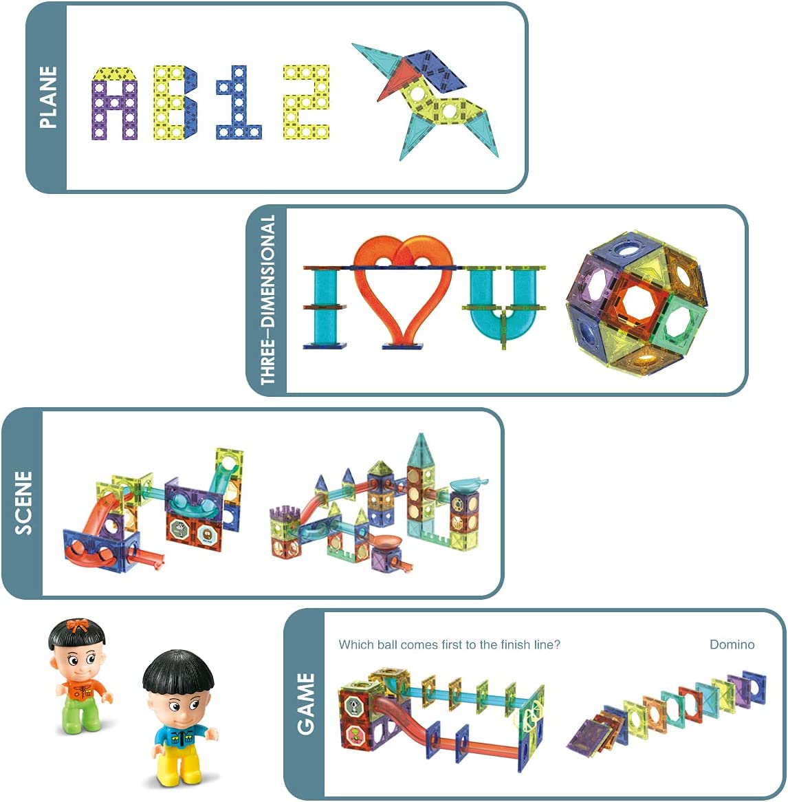 Εκπαιδευτικό Κατασκευαστικό Παιχνίδι για Παιδιά Ηλικίας 3+ Ετών με Φωτιζόμενα Μαγνητικά Τουβλάκια Κατασκευής 75 τμχ. Light Magnetic Blocks Εκπαιδευτικό Κατασκευαστικό Παιχνίδι για Παιδιά Ηλικίας 3+ Ετών με Φωτιζόμενα Μαγνητικά Τουβλάκια Κατασκευής 75 τμχ. Light Magnetic Blocks