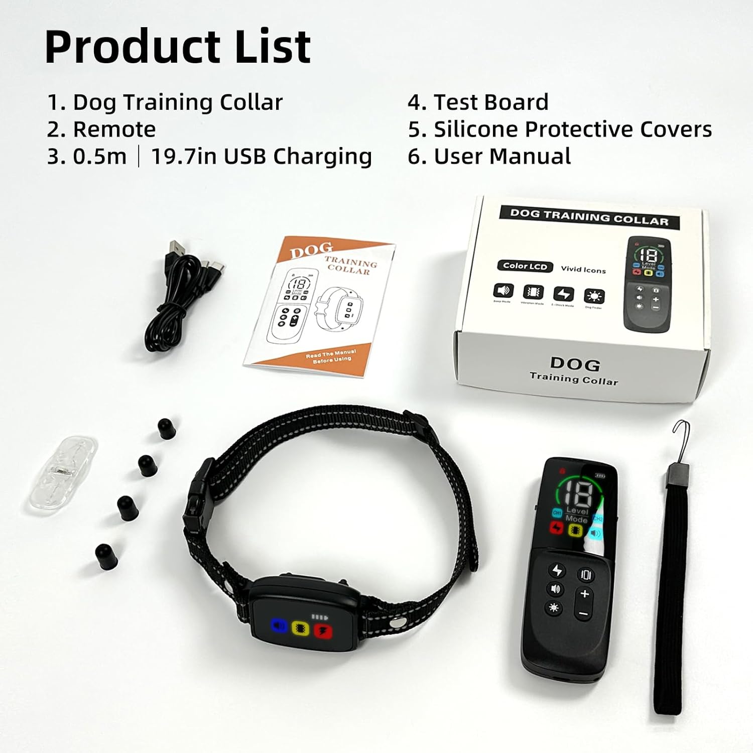 Εκπαιδευτικό Κολάρο Σκύλου με Τηλεχειριστήριο - Συσκευή Εκπαίδευσης για Σκύλους Ρυθμιζόμενο Αδιάβροχο Μαύρο - Eμβέλεια έως 800 μέτρα Εκπαιδευτικό Κολάρο Σκύλου με Τηλεχειριστήριο - Συσκευή Εκπαίδευσης για Σκύλους Ρυθμιζόμενο Αδιάβροχο Μαύρο - Eμβέλεια έως 800 μέτρα