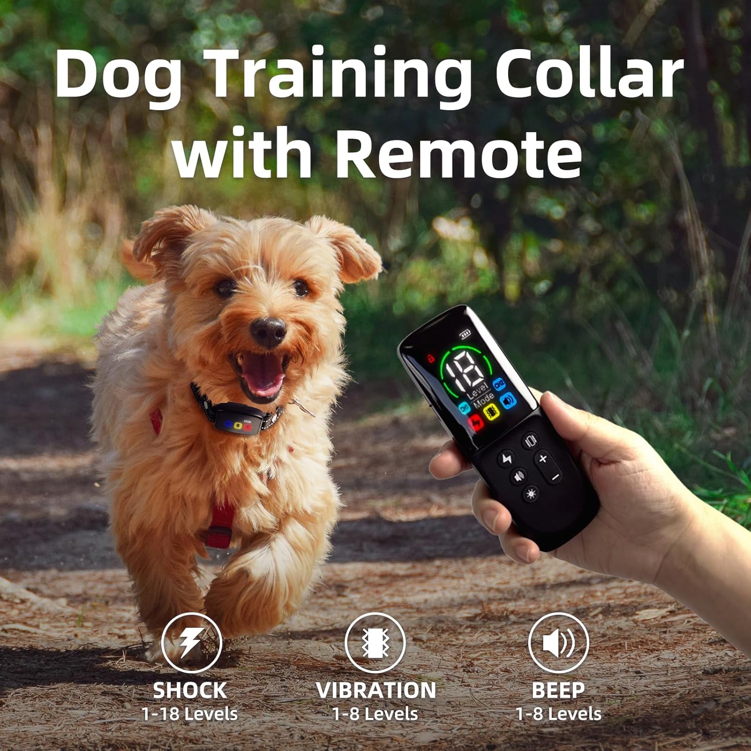 Εκπαιδευτικό Κολάρο Σκύλου με Τηλεχειριστήριο - Συσκευή Εκπαίδευσης για Σκύλους Ρυθμιζόμενο Αδιάβροχο Μαύρο - Eμβέλεια έως 800 μέτρα Εκπαιδευτικό Κολάρο Σκύλου με Τηλεχειριστήριο - Συσκευή Εκπαίδευσης για Σκύλους Ρυθμιζόμενο Αδιάβροχο Μαύρο - Eμβέλεια έως 800 μέτρα