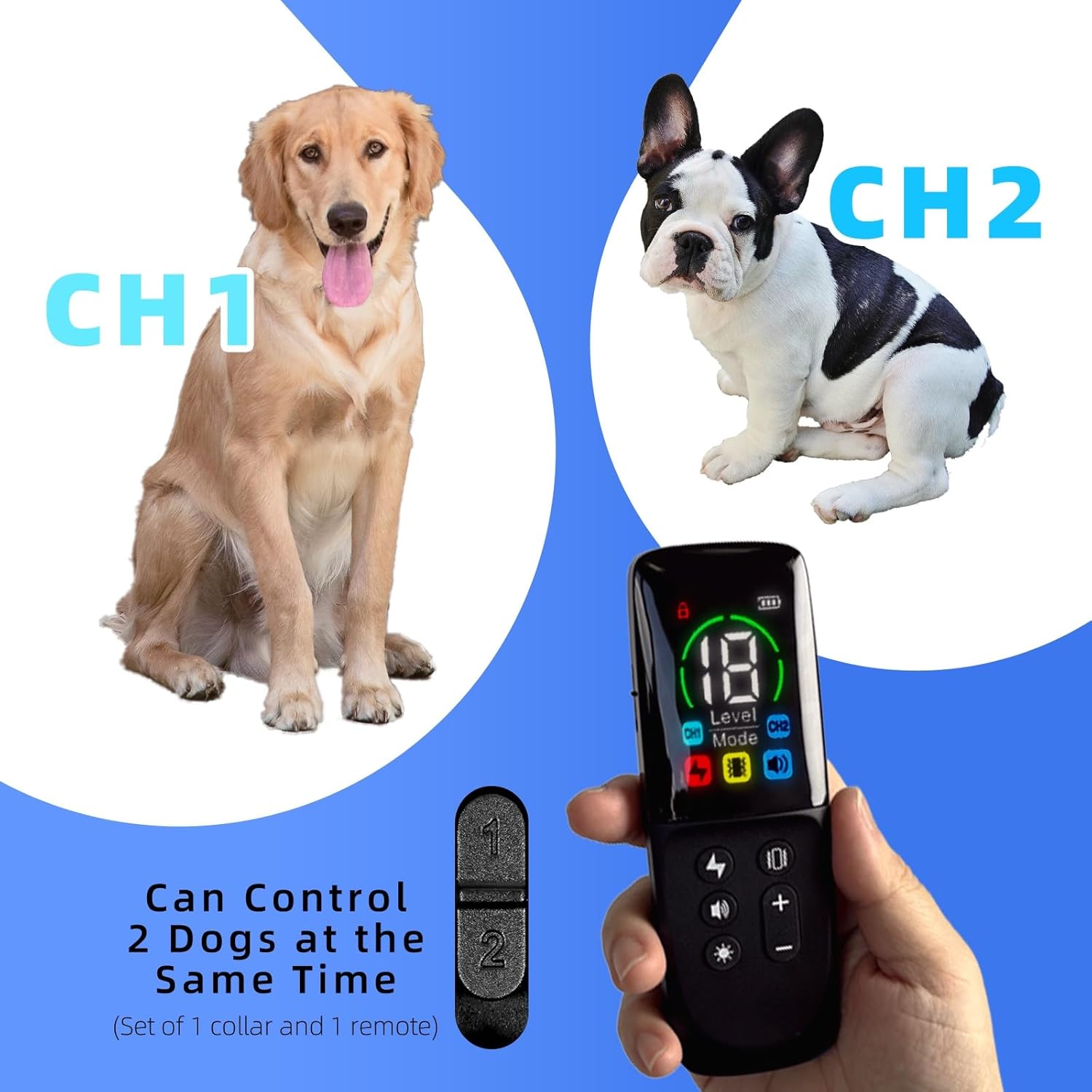 Εκπαιδευτικό Κολάρο Σκύλου με Τηλεχειριστήριο - Συσκευή Εκπαίδευσης για Σκύλους Ρυθμιζόμενο Αδιάβροχο Μαύρο - Eμβέλεια έως 800 μέτρα Εκπαιδευτικό Κολάρο Σκύλου με Τηλεχειριστήριο - Συσκευή Εκπαίδευσης για Σκύλους Ρυθμιζόμενο Αδιάβροχο Μαύρο - Eμβέλεια έως 800 μέτρα