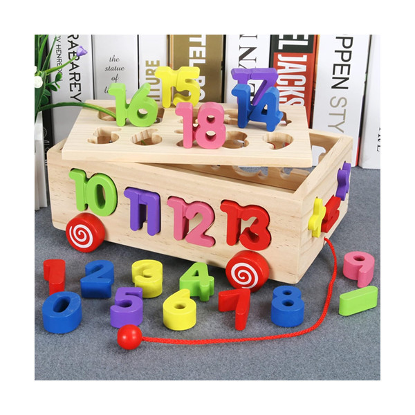 Εκπαιδευτικό Ξύλινο Παιχνίδι Αριθμών για 3+ ετών με Πολύχρωμους Αριθμούς Εκπαιδευτικό Ξύλινο Παιχνίδι Αριθμών για 3+ ετών με Πολύχρωμους Αριθμούς