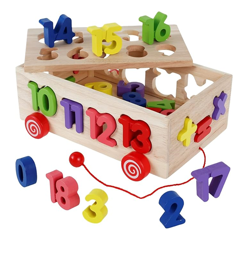 Εκπαιδευτικό Ξύλινο Παιχνίδι Αριθμών για 3+ ετών με Πολύχρωμους Αριθμούς Εκπαιδευτικό Ξύλινο Παιχνίδι Αριθμών για 3+ ετών με Πολύχρωμους Αριθμούς