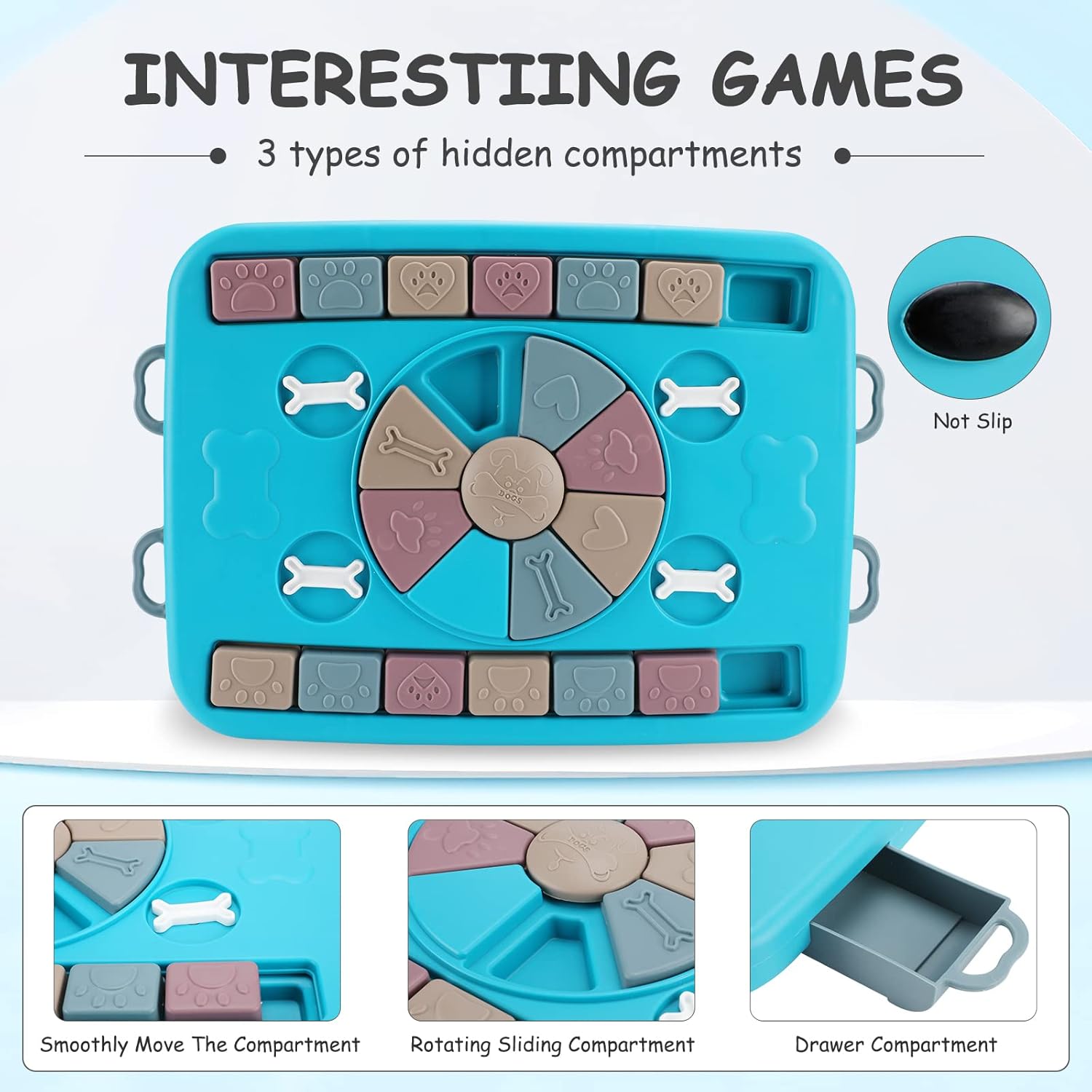 Εκπαιδευτικό Παιχνίδι Αργού Ταΐσματος για Σκύλους Εκπαιδευτικό Παιχνίδι Αργού Ταΐσματος για Σκύλους