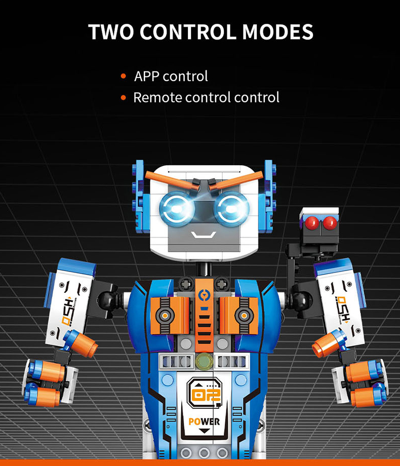Εκπαιδευτικό Παιχνίδι Έξυπνο Συναρμολογούμενο Τηλεκατευθυνόμενο Ρομπότ Εκπαιδευτικό Παιχνίδι Έξυπνο Συναρμολογούμενο Τηλεκατευθυνόμενο Ρομπότ