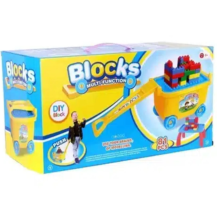 Εκπαιδευτικό Παιχνίδι Κατασκευών με 81 Τεμάχια για ηλικία 3+ Εκπαιδευτικό Παιχνίδι Κατασκευών με 81 Τεμάχια για ηλικία 3+
