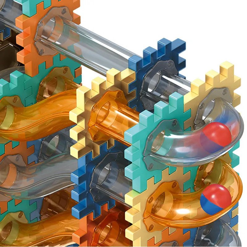 Εκπαιδευτικό Παιχνίδι Συναρμολόγησης με Τουβλάκια-Pipeline Rolling Ball Building Game 246τμχ Εκπαιδευτικό Παιχνίδι Συναρμολόγησης με Τουβλάκια-Pipeline Rolling Ball Building Game 246τμχ