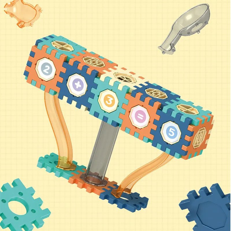 Εκπαιδευτικό Παιχνίδι Συναρμολόγησης με Τουβλάκια-Pipeline Rolling Ball Building Game 246τμχ Εκπαιδευτικό Παιχνίδι Συναρμολόγησης με Τουβλάκια-Pipeline Rolling Ball Building Game 246τμχ