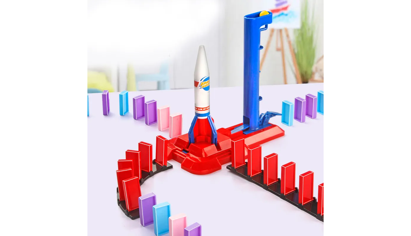 Εκπαιδευτικό Πολύχρωμο Ντόμινο 180 Τεμαχίων με Εκτόξευση Πυραύλου, Αυτοκόλλητα, Γράμματα και Μαθηματικά Σύμβολα Εκπαιδευτικό Πολύχρωμο Ντόμινο 180 Τεμαχίων με Εκτόξευση Πυραύλου, Αυτοκόλλητα, Γράμματα και Μαθηματικά Σύμβολα