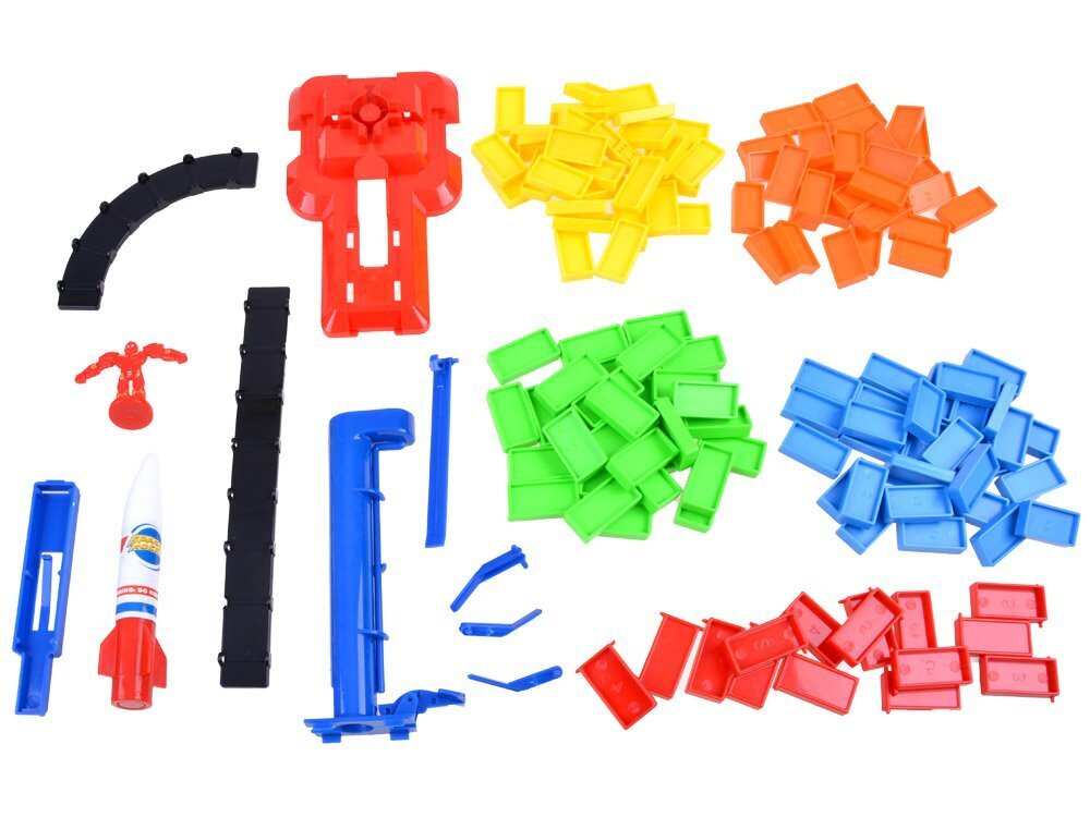 Εκπαιδευτικό Πολύχρωμο Ντόμινο 180 Τεμαχίων με Εκτόξευση Πυραύλου, Αυτοκόλλητα, Γράμματα και Μαθηματικά Σύμβολα Εκπαιδευτικό Πολύχρωμο Ντόμινο 180 Τεμαχίων με Εκτόξευση Πυραύλου, Αυτοκόλλητα, Γράμματα και Μαθηματικά Σύμβολα