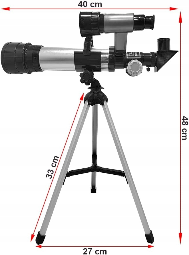 Εκπαιδευτικό Τηλεσκόπιο 50mm με Τρίποδο για Παιδιά 8+ και Ενήλικες Εκπαιδευτικό Τηλεσκόπιο 50mm με Τρίποδο για Παιδιά 8+ και Ενήλικες