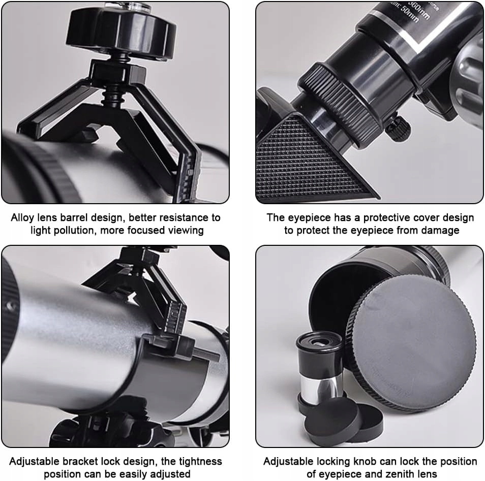 Εκπαιδευτικό Τηλεσκόπιο 50mm με Τρίποδο για Παιδιά 8+ και Ενήλικες Εκπαιδευτικό Τηλεσκόπιο 50mm με Τρίποδο για Παιδιά 8+ και Ενήλικες