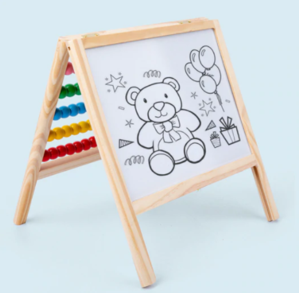 Εκπαιδευτικός Αναδιπλώμενος Ξύλινος Παιδικός Μαγνητικός Πίνακας Ζωγραφικής - Άβακας 26,5 x 26cm - Magnetic Board Εκπαιδευτικός Αναδιπλώμενος Ξύλινος Παιδικός Μαγνητικός Πίνακας Ζωγραφικής - Άβακας 26,5 x 26cm - Magnetic Board