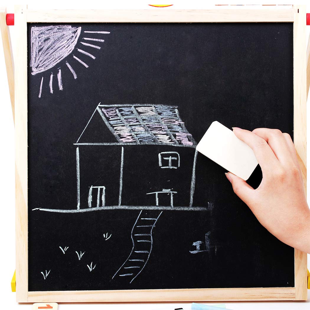 Εκπαιδευτικός Διπλός Ξύλινος Παιδικός Μαγνητικός Πίνακας & Μαυροπίνακας 44 x 32cm Ζωγραφικής Διπλής Όψης - Double Side Magnetic Board Εκπαιδευτικός Διπλός Ξύλινος Παιδικός Μαγνητικός Πίνακας & Μαυροπίνακας 44 x 32cm Ζωγραφικής Διπλής Όψης - Double Side Magnetic Board