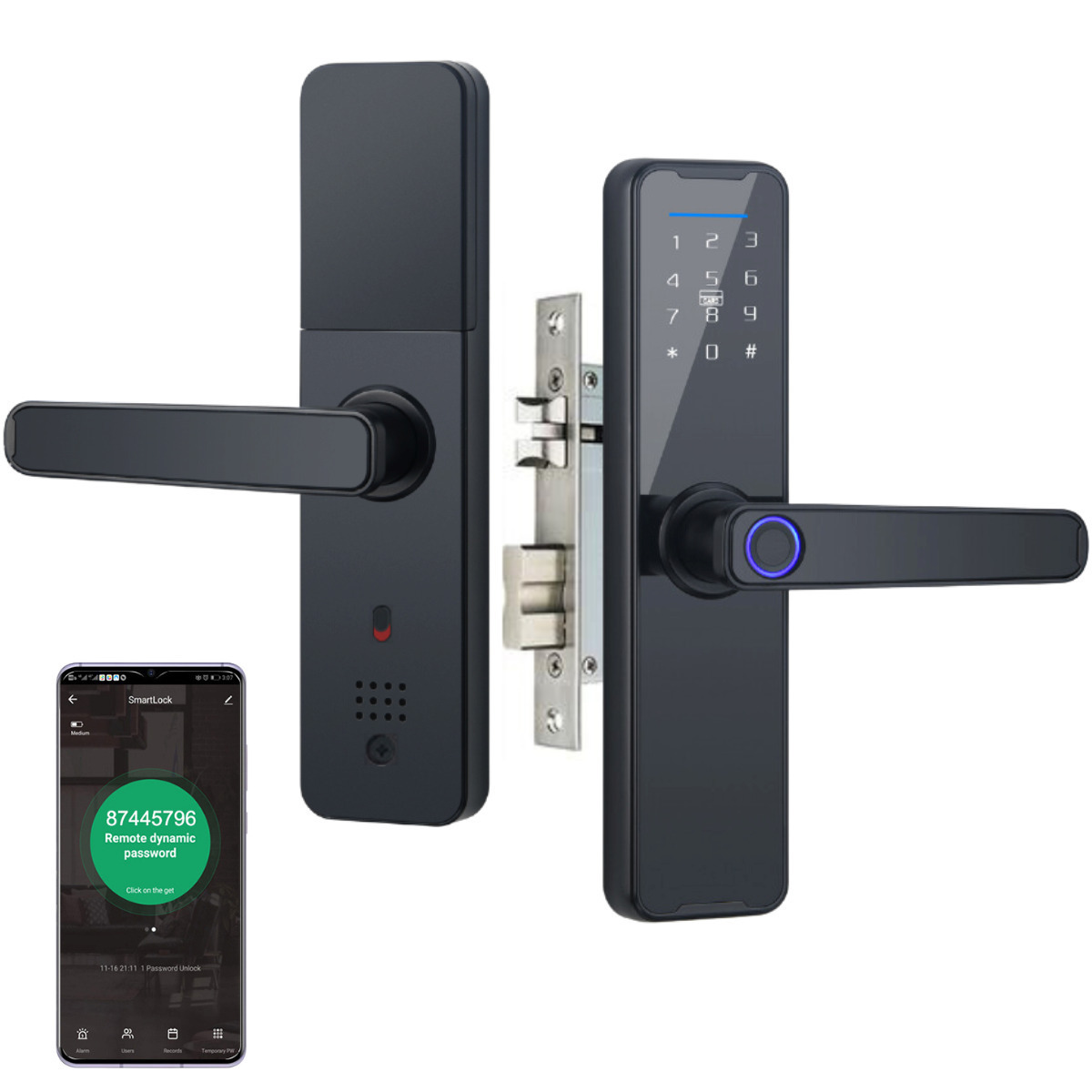 Έξυπνη Κλειδαριά VisionHub Smart WiFi Lock με Δακτυλικό Αποτύπωμα και Tuya Έξυπνη Κλειδαριά VisionHub Smart WiFi Lock με Δακτυλικό Αποτύπωμα και Tuya