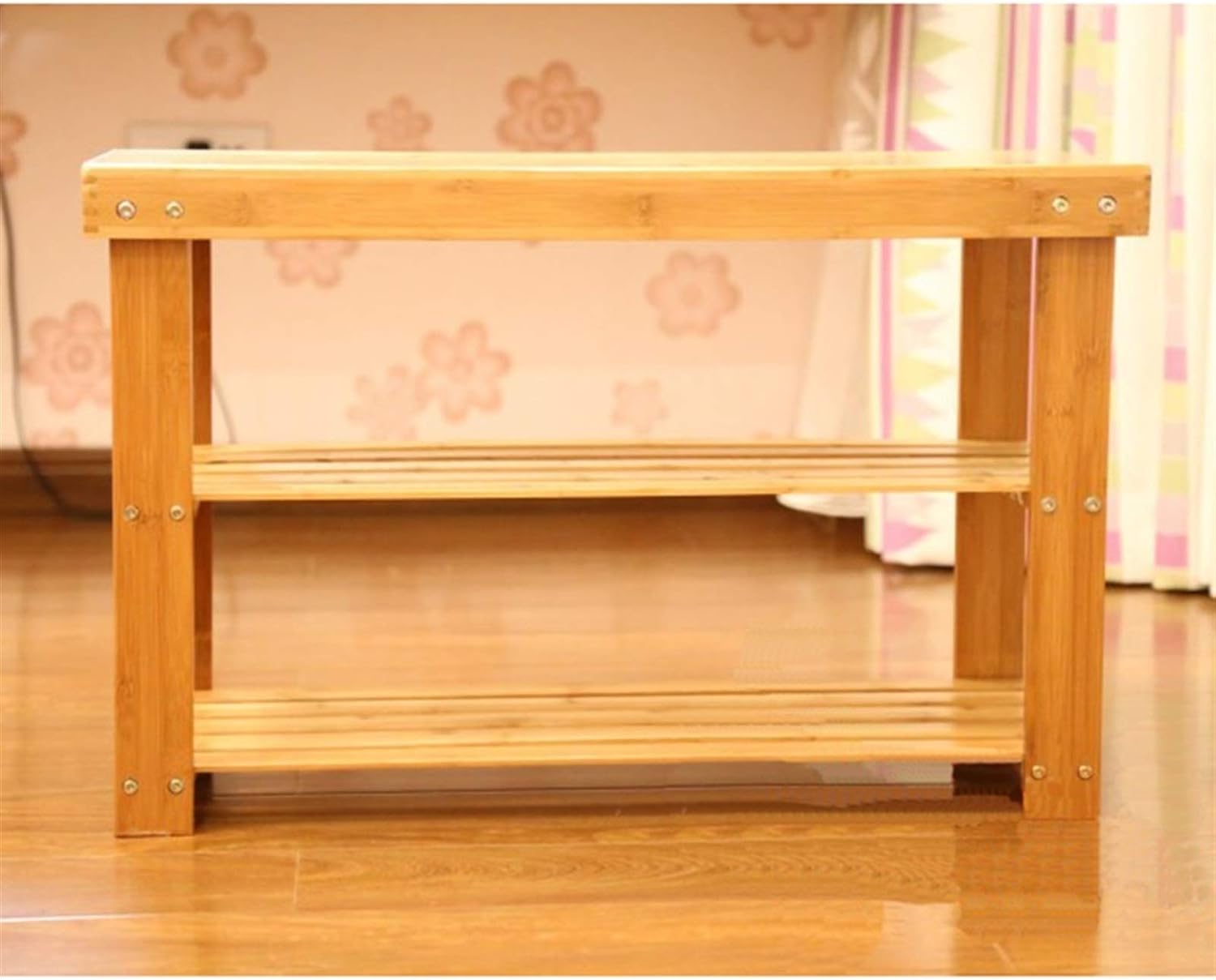 'Εξυπνη Ξύλινη Bamboo Παπουτσοθήκη - Stand με 2 Ράφια και Καπάκι για Κάθισμα 70 x 28 x 44cm 'Εξυπνη Ξύλινη Bamboo Παπουτσοθήκη - Stand με 2 Ράφια και Καπάκι για Κάθισμα 70 x 28 x 44cm