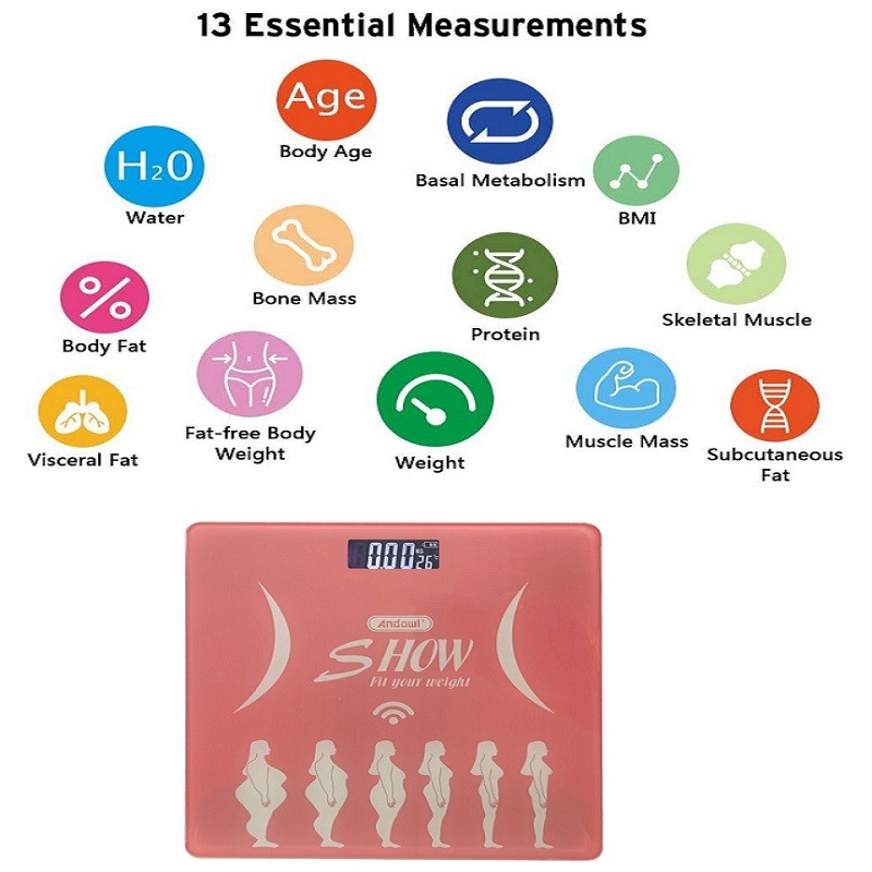 Έξυπνη Ψηφιακή Ζυγαριά με Λιπομετρητή Bluetooth Εφαρμογή Κινητού για Πλήρη Έλεγχο Βάρους & Μεταβολισμού Έξυπνη Ψηφιακή Ζυγαριά με Λιπομετρητή Bluetooth Εφαρμογή Κινητού για Πλήρη Έλεγχο Βάρους & Μεταβολισμού
