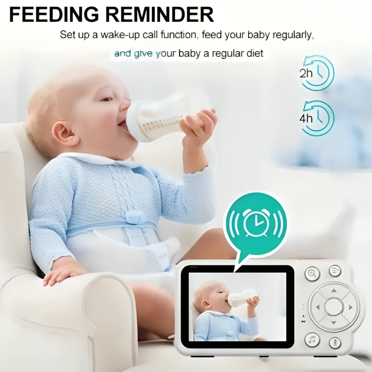 Έξυπνη WiFi Κάμερα Παρακολούθησης Μωρού με Οθόνη 2,8 ιντσών 1080p - Με Ανίχνευση Κλάματος & Λειτουργία Νανουρίσματος Έξυπνη WiFi Κάμερα Παρακολούθησης Μωρού με Οθόνη 2,8 ιντσών 1080p - Με Ανίχνευση Κλάματος & Λειτουργία Νανουρίσματος