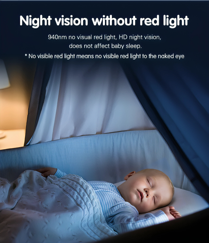 Έξυπνη WiFi Κάμερα Παρακολούθησης Μωρού με Οθόνη 5 ιντσών 1080p - Με Ανίχνευση Κλάματος & Αμφίδρομη Επικοινωνία - Tuya Έξυπνη WiFi Κάμερα Παρακολούθησης Μωρού με Οθόνη 5 ιντσών 1080p - Με Ανίχνευση Κλάματος & Αμφίδρομη Επικοινωνία - Tuya