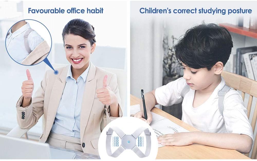 Έξυπνη Ζώνη Βελτίωσης Στάσης Σώματος με Δόνηση - Νάρθηκας Ώμων & Πλάτης Έξυπνη Ζώνη Βελτίωσης Στάσης Σώματος με Δόνηση - Νάρθηκας Ώμων & Πλάτης