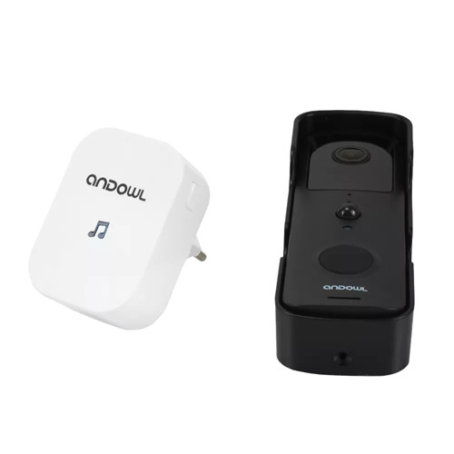 Έξυπνο Ασύρματο WiFi Κουδούνι Πόρτας με Κάμερα 4K και Αισθητήρα Κίνησης - Andowl Έξυπνο Ασύρματο WiFi Κουδούνι Πόρτας με Κάμερα 4K και Αισθητήρα Κίνησης - Andowl
