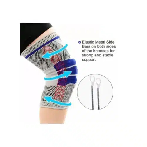 Ελαστική Επιγονατίδα Αθλητική με Ράβδους Σταθεροποίησης και Gel Pad Σιλικόνης Ελαστική Επιγονατίδα Αθλητική με Ράβδους Σταθεροποίησης και Gel Pad Σιλικόνης