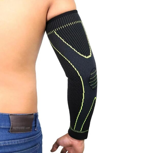 Ελαστική Περιαγκωνίδα Μανίκι 40εκ σε Μαύρο Χρώμα Ελαστική Περιαγκωνίδα Μανίκι 40εκ σε Μαύρο Χρώμα