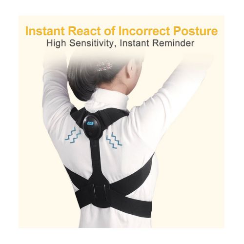 Ελαστική Ζώνη Υποστηρικτής Πλάτης Υψηλής Ποιότητας - Διόρθωση Στάσης Σώματος, Μέσης με Οθόνη LCD και Αισθητήρα Ελαστική Ζώνη Υποστηρικτής Πλάτης Υψηλής Ποιότητας - Διόρθωση Στάσης Σώματος, Μέσης με Οθόνη LCD και Αισθητήρα