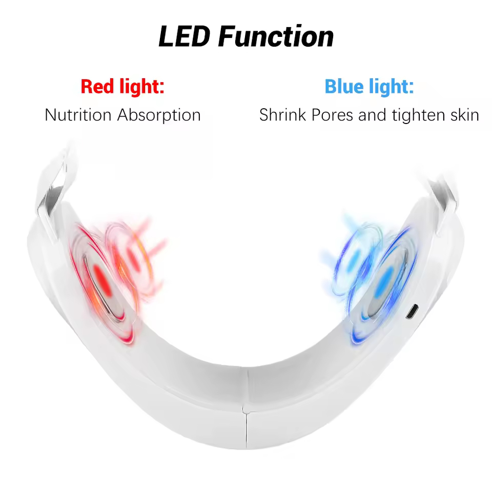 EMS Συσκευή Lifting Προσώπου & Σαγονιού με Δόνηση, LED & Θερμότητα EMS Συσκευή Lifting Προσώπου & Σαγονιού με Δόνηση, LED & Θερμότητα