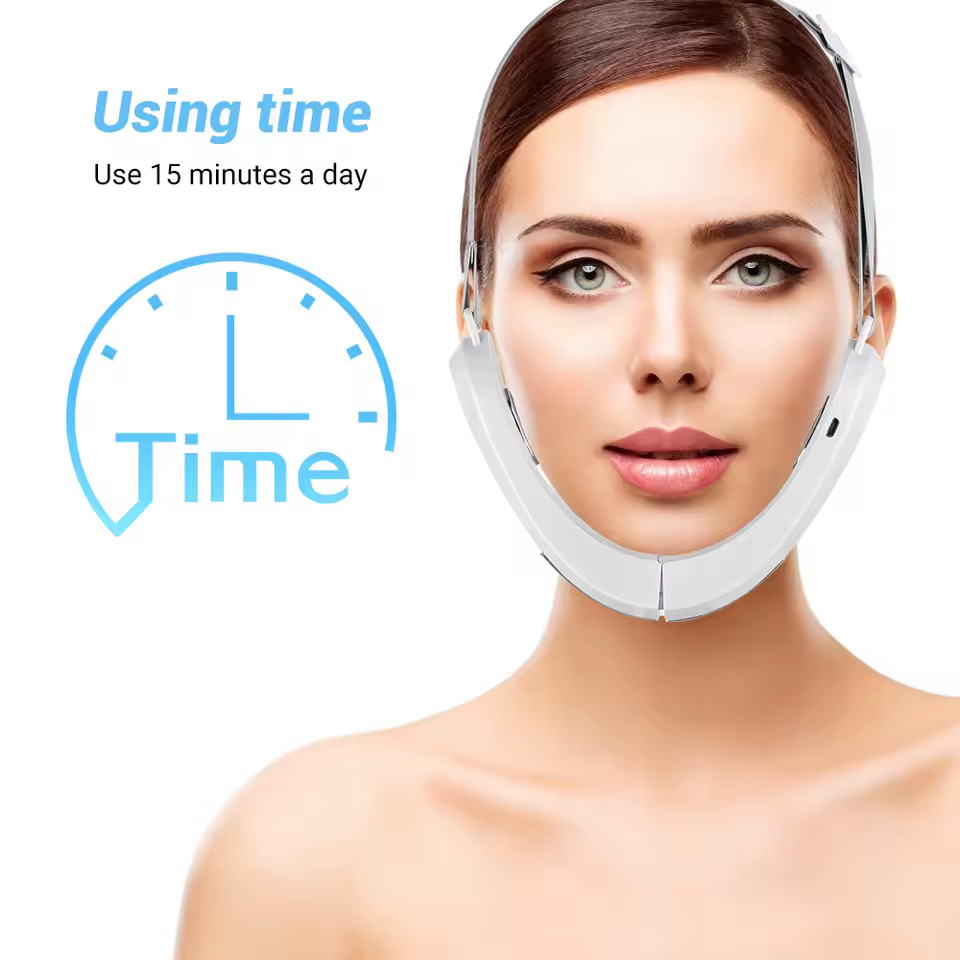 EMS Συσκευή Lifting Προσώπου & Σαγονιού με Δόνηση, LED & Θερμότητα EMS Συσκευή Lifting Προσώπου & Σαγονιού με Δόνηση, LED & Θερμότητα