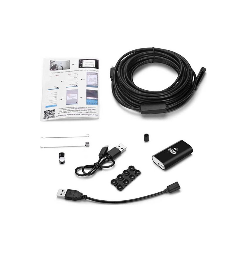 Ενδοσκοπική Κάμερα για Κινητό με Ανάλυση 1280×720 pixels και Καλώδιο 10m Ενδοσκοπική Κάμερα για Κινητό με Ανάλυση 1280×720 pixels και Καλώδιο 10m