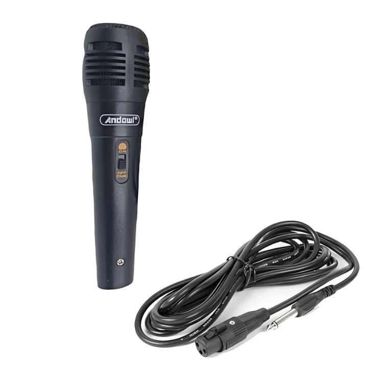 Ενσύρματο Δυναμικό Μικρόφωνο Χειρός - Andowl Ενσύρματο Δυναμικό Μικρόφωνο Χειρός - Andowl