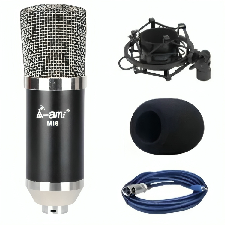 Ενσύρματο Πυκνωτικό Μικρόφωνο με Βάση Στήριξης Ενσύρματο Πυκνωτικό Μικρόφωνο με Βάση Στήριξης