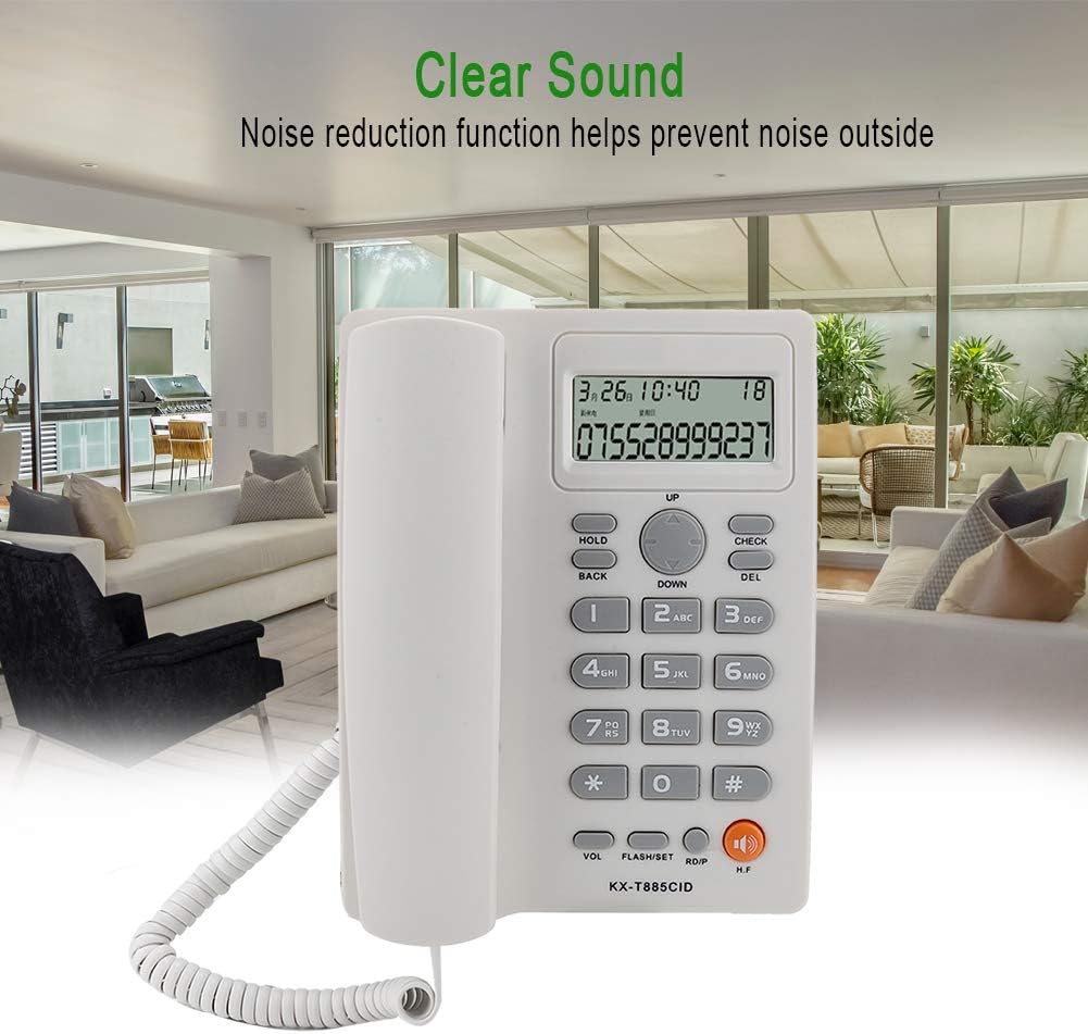 Ενσύρματο Σταθερό Τηλέφωνο με Οθόνη, Ιστορικό Κλήσεων & Γρήγορη Κλήση 12 Αριθμών - N-INC Ενσύρματο Σταθερό Τηλέφωνο με Οθόνη, Ιστορικό Κλήσεων & Γρήγορη Κλήση 12 Αριθμών - N-INC